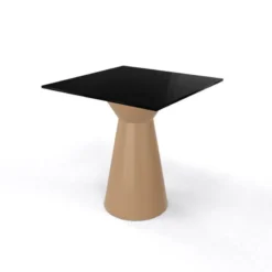 Roller H74 Table carrée design italien à pied central><noscript><img width=
