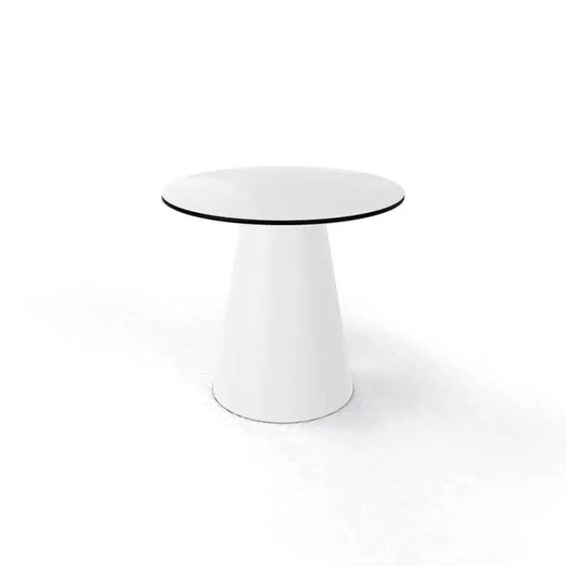 Roller H55 Table d'appoint ronde design italien à pied central> Table De Salon|Table Pour Petit Espace