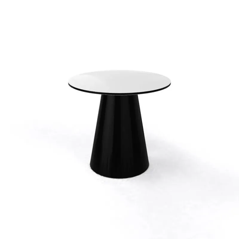 Roller H55 Table d'appoint ronde design italien à pied central> Table De Salon|Table Pour Petit Espace