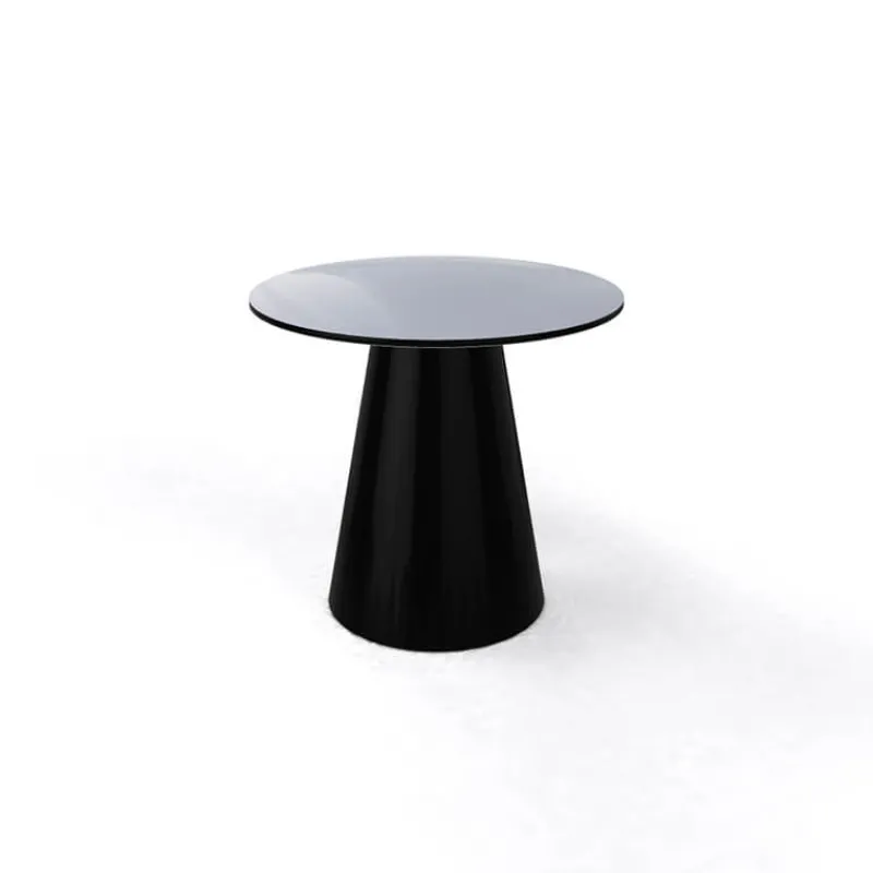 Roller H55 Table d'appoint ronde design italien à pied central> Table De Salon|Table Pour Petit Espace