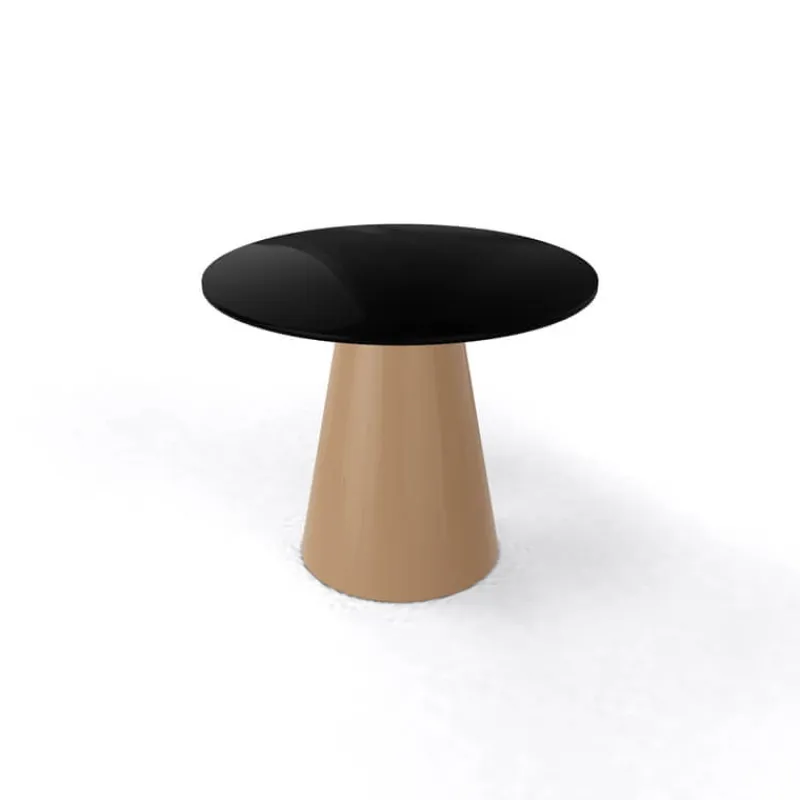 Roller H55 Table d'appoint ronde design italien à pied central> Table De Salon|Table Pour Petit Espace