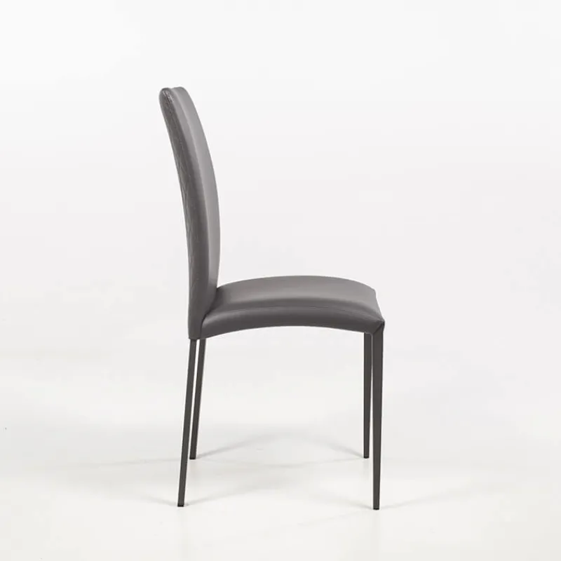 Peressini Roma Chaise contemporaine italienne dos matelassé> Chaise De Cuisine|Chaise De Salle à Manger
