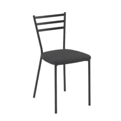 Perfecta Romy Chaise de cuisine avec assise rembourrée en simili et dossier en métal><noscript><img width=