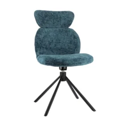 RosaChaise pivotante en tissu avec pieds en métal><noscript><img width=