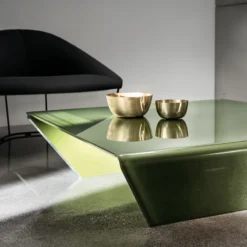 Sovet Italia Rubino Sovet® Table basse design rectangulaire ou carrée en verre><noscript><img width=