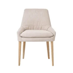Mobitec Saga ® Chaise confortable en tissu et pieds bois> Chaise De Salle à Manger|Chaise Salon