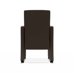 Sessio Sarah Fauteuil de table rembourré en synthétique avec roulettes><noscript><img width=