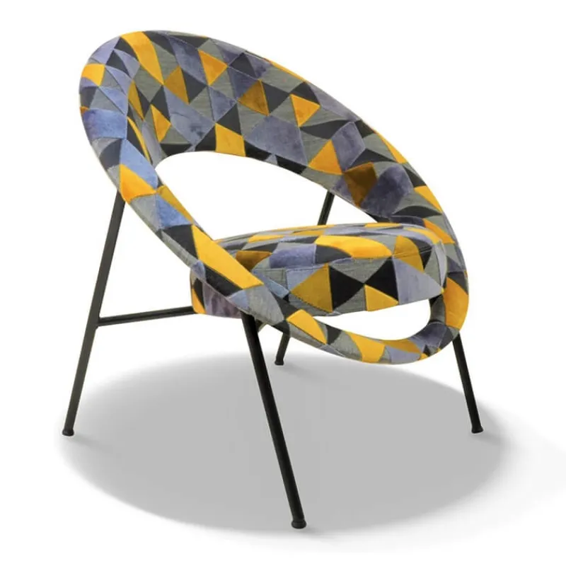 Paget Saturn Fauteuil design en tissu fabriqué en France> Fauteuil De Salon