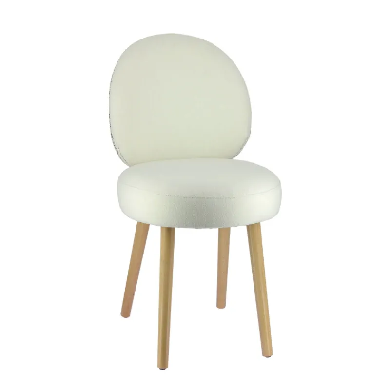 Sessio Severus Chaise cosy bicolore en tissu avec pieds bois> Chaise De Salle à Manger|Chaise Salon
