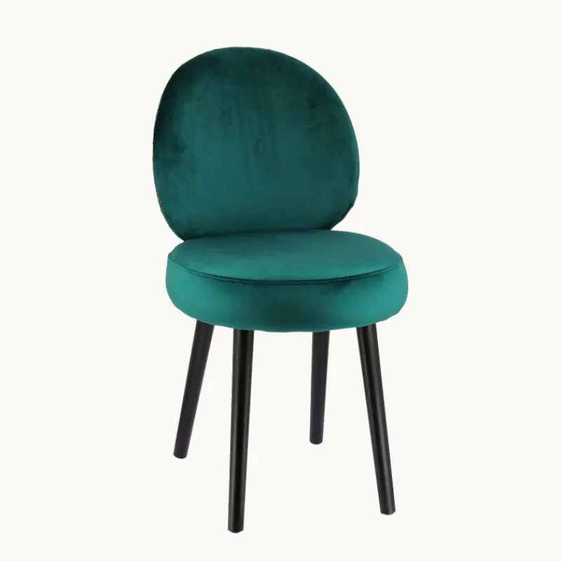 Sessio Severus Chaise cosy bicolore en tissu avec pieds bois> Chaise De Salle à Manger|Chaise Salon