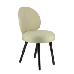 Sessio Severus Chaise cosy en tissu et pieds bois><noscript><img width=