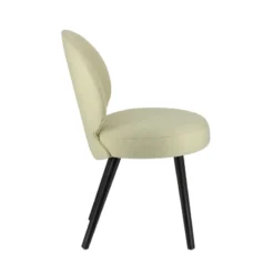 Sessio Severus Chaise cosy en tissu et pieds bois><noscript><img width=