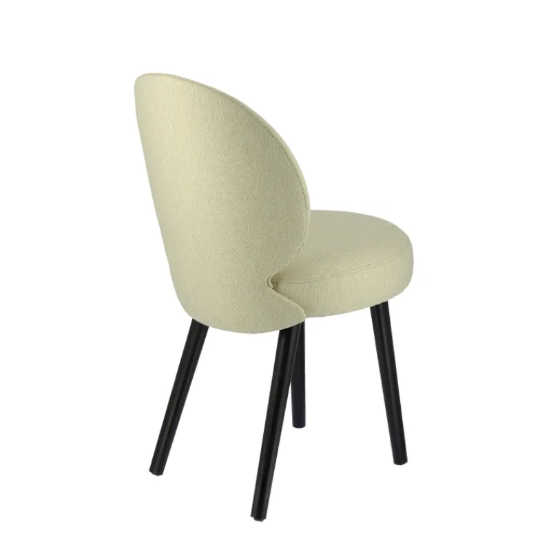 Sessio Severus Chaise cosy en tissu et pieds bois> Chaise De Salle à Manger|Chaise Salon