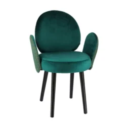 Sessio Severus Fauteuil cosy bicolore en tissu et pieds bois> Chaise De Salle à Manger|Chaise Salon