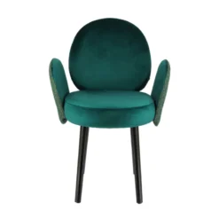 Sessio Severus Fauteuil cosy bicolore en tissu et pieds bois> Chaise De Salle à Manger|Chaise Salon