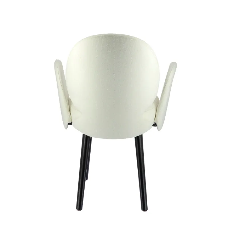 Sessio Severus Fauteuil cosy en tissu avec pieds bois> Chaise De Salle à Manger|Chaise Salon
