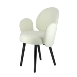 Sessio Severus Fauteuil cosy en tissu avec pieds bois><noscript><img width=
