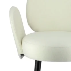 Sessio Severus Fauteuil cosy en tissu avec pieds bois><noscript><img width=