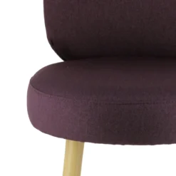 Sessio Severus Tabouret snack cosy en tissu avec pieds en bois><noscript><img width=