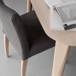Mobitec Shanna Chaise confortable ® en tissu et pieds en bois><noscript><img width=