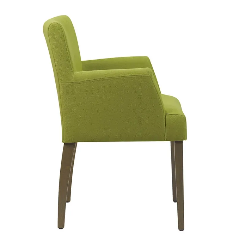 Mobitec Shanna ® Fauteuil cosy en tissu et bois> Chaise De Salle à Manger|Chaise Salon