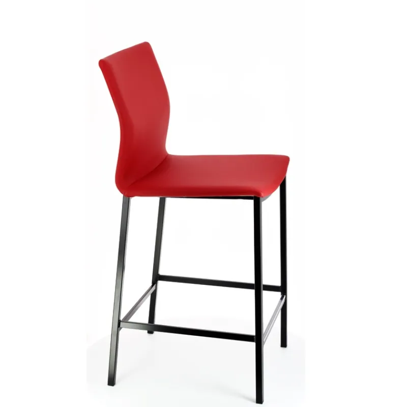Perfecta Sierra Tabouret snack en métal et simili> Tabouret Snack (assise +/- 65 Cm)|Tabouret De Bar (assise +/- 80 Cm)