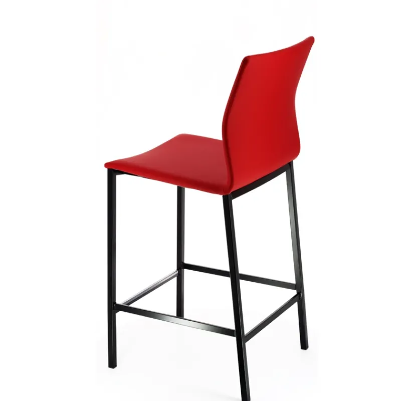 Perfecta Sierra Tabouret snack en métal et simili> Tabouret Snack (assise +/- 65 Cm)|Tabouret De Bar (assise +/- 80 Cm)