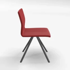 Perfecta Silva Chaise design pieds métal et revêtement en tissu> Chaise De Salle à Manger|Chaise Salon