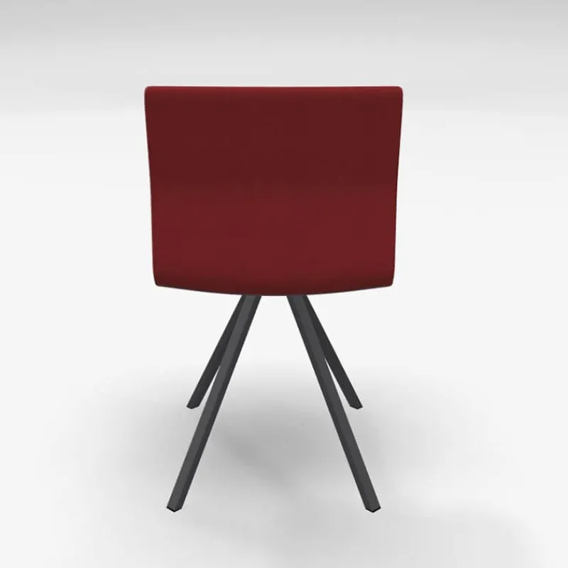 Perfecta Silva Chaise design pieds métal et revêtement en tissu> Chaise De Salle à Manger|Chaise Salon
