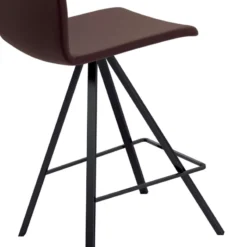Perfecta Silva Tabouret snack design coque en simili et pieds en métal> Tabouret Snack (assise +/- 65 Cm)|Tabouret De Bar (assise +/- 80 Cm)