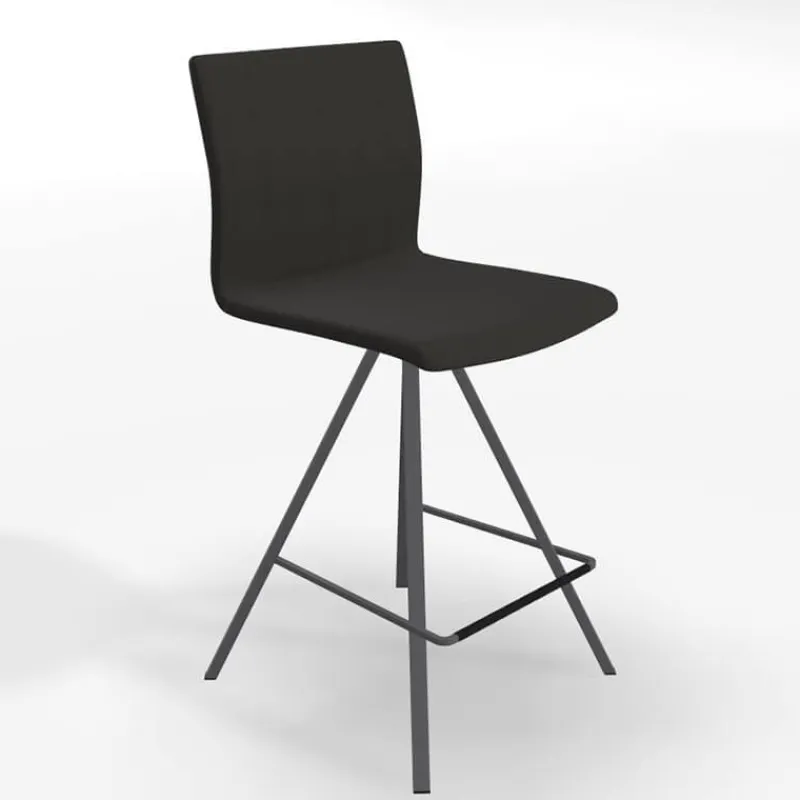 Perfecta Silva Tabouret snack design tissu et métal> Tabouret Snack (assise +/- 65 Cm)|Tabouret De Bar (assise +/- 80 Cm)
