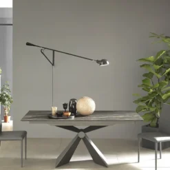 Altacom Sintesi Table design italienne extensible en céramique> Table De Salle à Manger