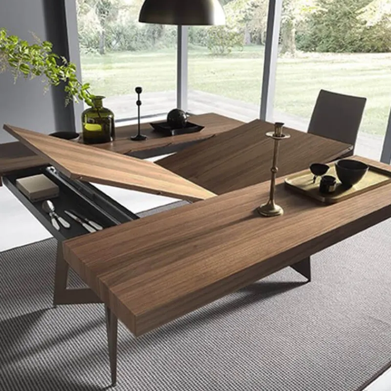Altacom Sipario Table extensible design de salle à manger en bois> Table De Salle à Manger