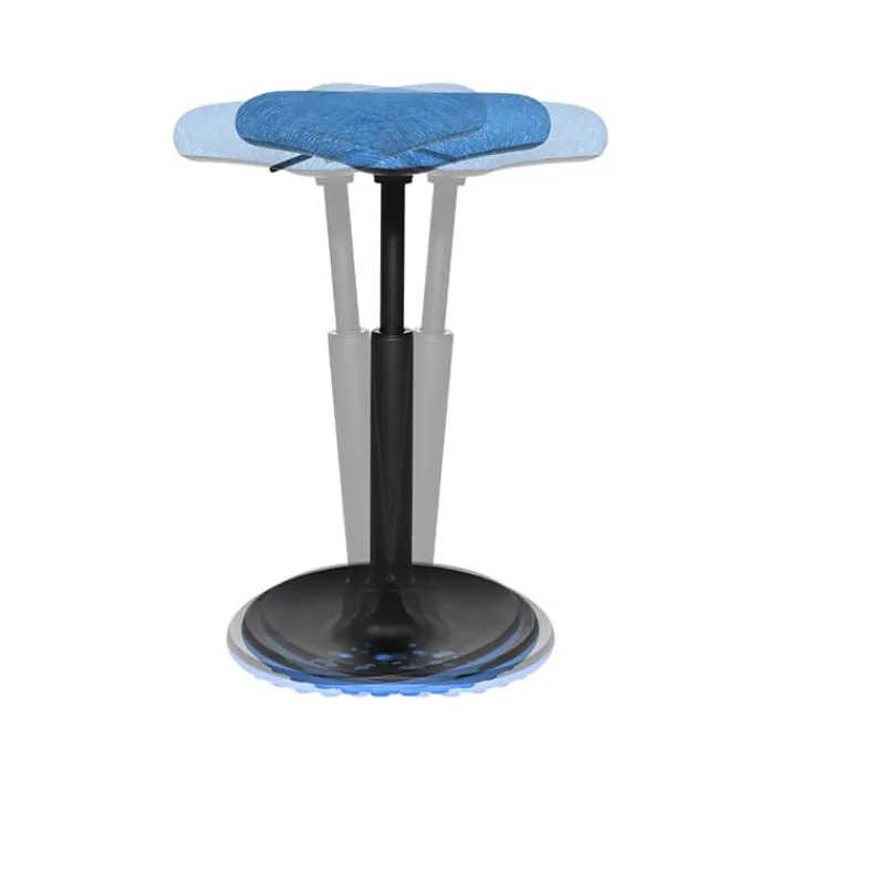Top Star Sitness H1 Tabouret assis debout ergonomique réglable en hauteur> Tabouret Snack (assise +/- 65 Cm)|Tabouret De Bar (assise +/- 80 Cm)