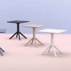 Sky Petite table carrée en résine> Table De Cuisine|Table Pour Petit Espace