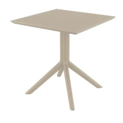 Sky Petite table de jardin carrée en résine><noscript><img width=