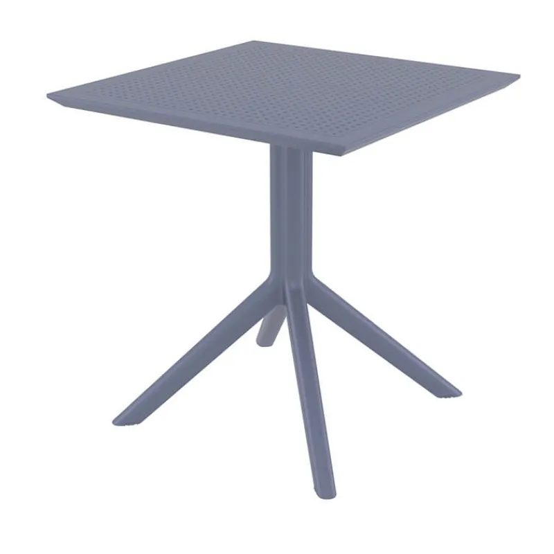 Sky Petite table de jardin carrée en résine> Table De Jardin