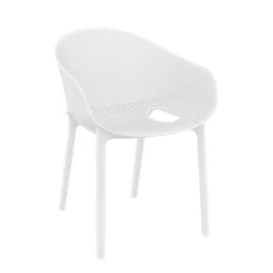 Sky Pro Fauteuil de jardin moderne empilable coque microperforée en polypropylène><noscript><img width=