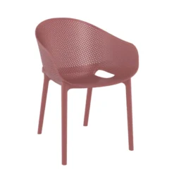 Sky Pro Fauteuil de jardin moderne empilable coque microperforée en polypropylène><noscript><img width=