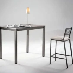 Carrier Slide ® Tabouret moderne snack en synthétique et métal><noscript><img width=