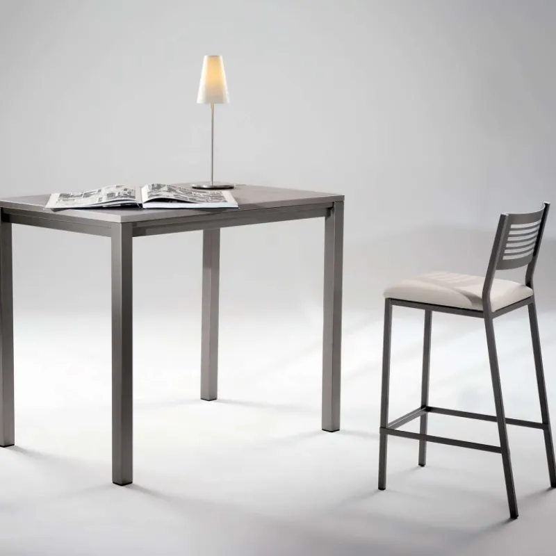 Carrier Slide ® Tabouret moderne snack en synthétique et métal> Tabouret Snack (assise +/- 65 Cm)|Tabouret De Bar (assise +/- 80 Cm)