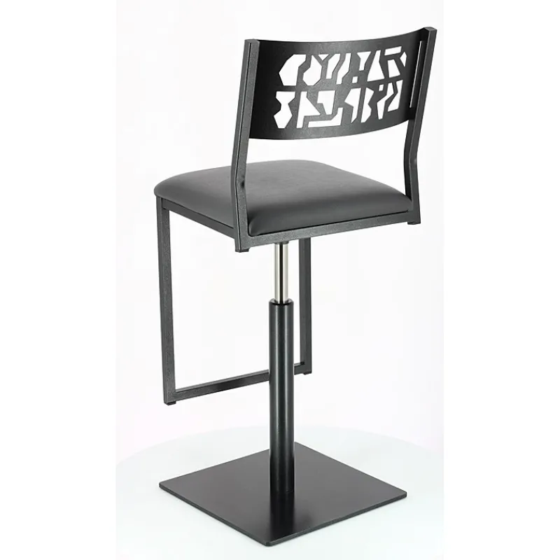 Carrier Slide ® Tabouret pivotant et réglable en hauteur style industriel> Tabouret Snack (assise +/- 65 Cm)|Tabouret De Bar (assise +/- 80 Cm)