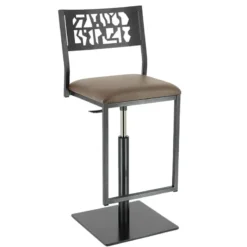 Carrier Slide ® Tabouret pivotant et réglable en hauteur style industriel><noscript><img width=
