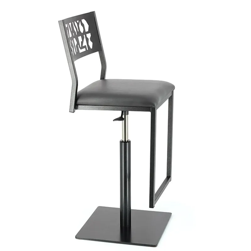 Carrier Slide ® Tabouret pivotant et réglable en hauteur style industriel> Tabouret Snack (assise +/- 65 Cm)|Tabouret De Bar (assise +/- 80 Cm)