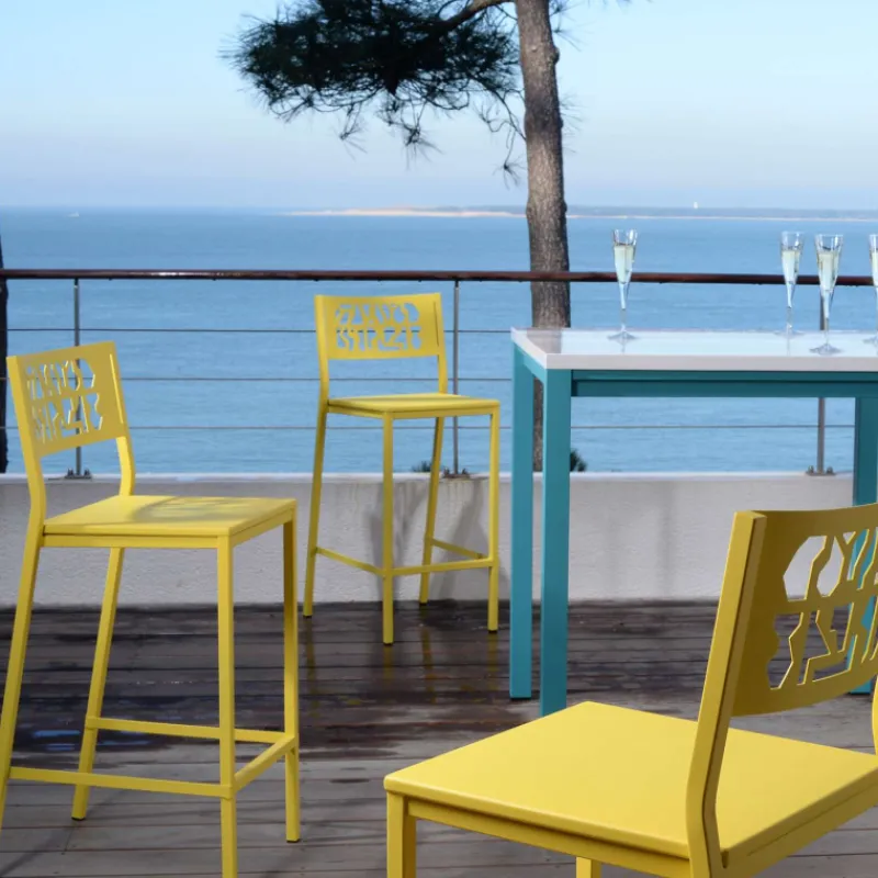 Carrier Slide ® Tabouret snack en acier style industriel> Tabouret Snack (assise +/- 65 Cm)|Tabouret De Bar (assise +/- 80 Cm)