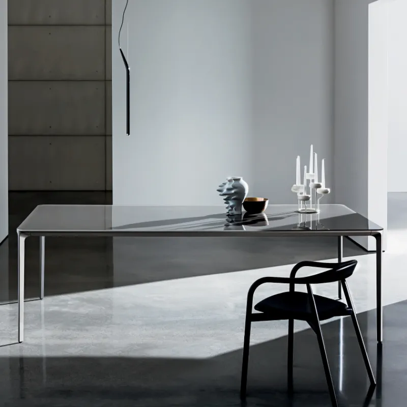 Sovet Italia SlimSovet® Table design rectangulaire en verre> Table De Salle à Manger