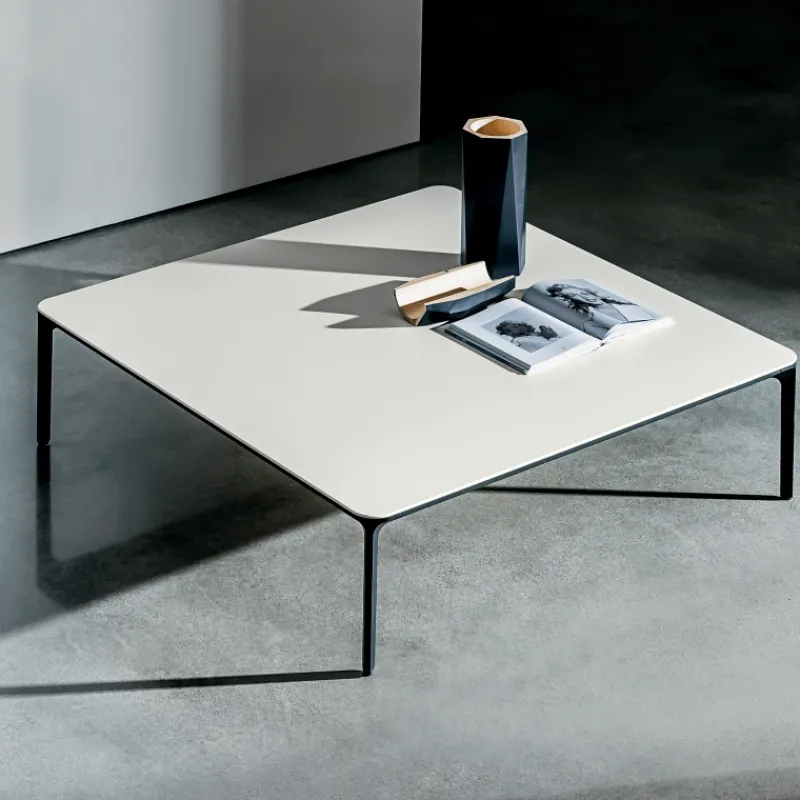 Sovet Italia Slim Table basse carrée en céramique> Table De Salon