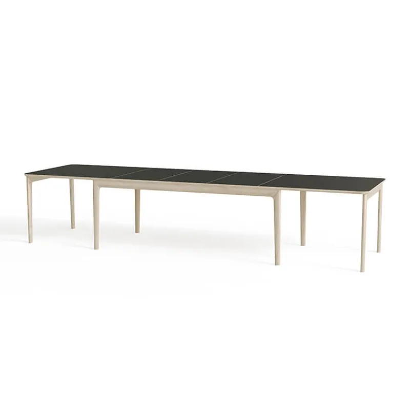 Skovby SM26/27 Table danoise extensible en bois massif et en stratifié noir> Table De Salle à Manger