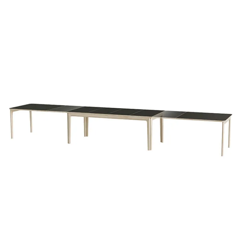 Skovby SM26/27 Table danoise extensible en bois massif et en stratifié noir> Table De Salle à Manger