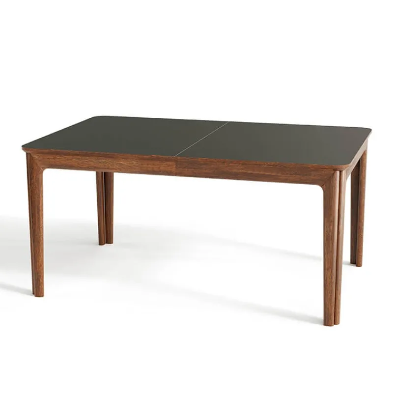 Skovby SM26/27 Table danoise extensible en bois massif et en stratifié noir> Table De Salle à Manger